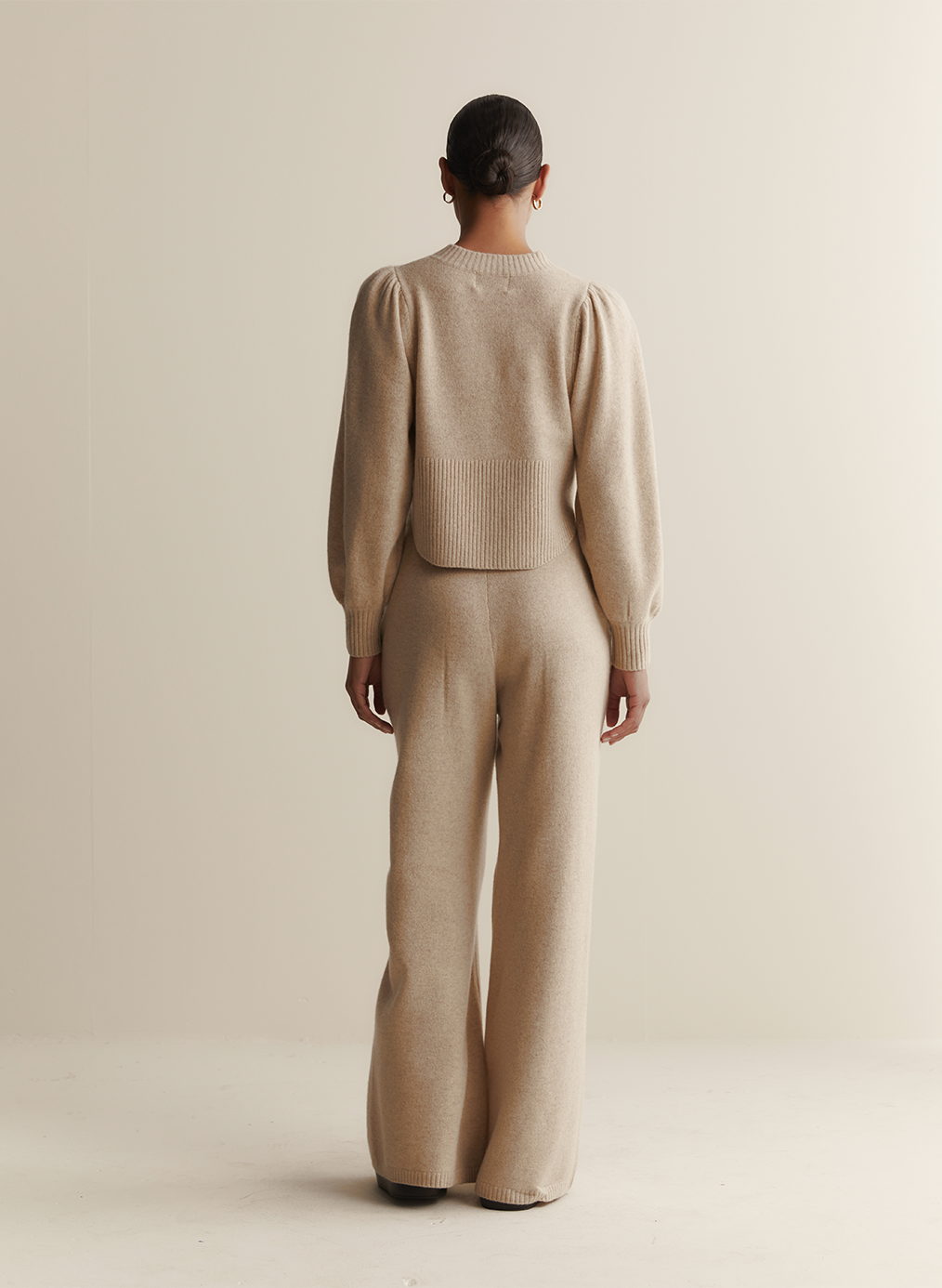 Ariana Wool Knit Cardigan | Flax Marle