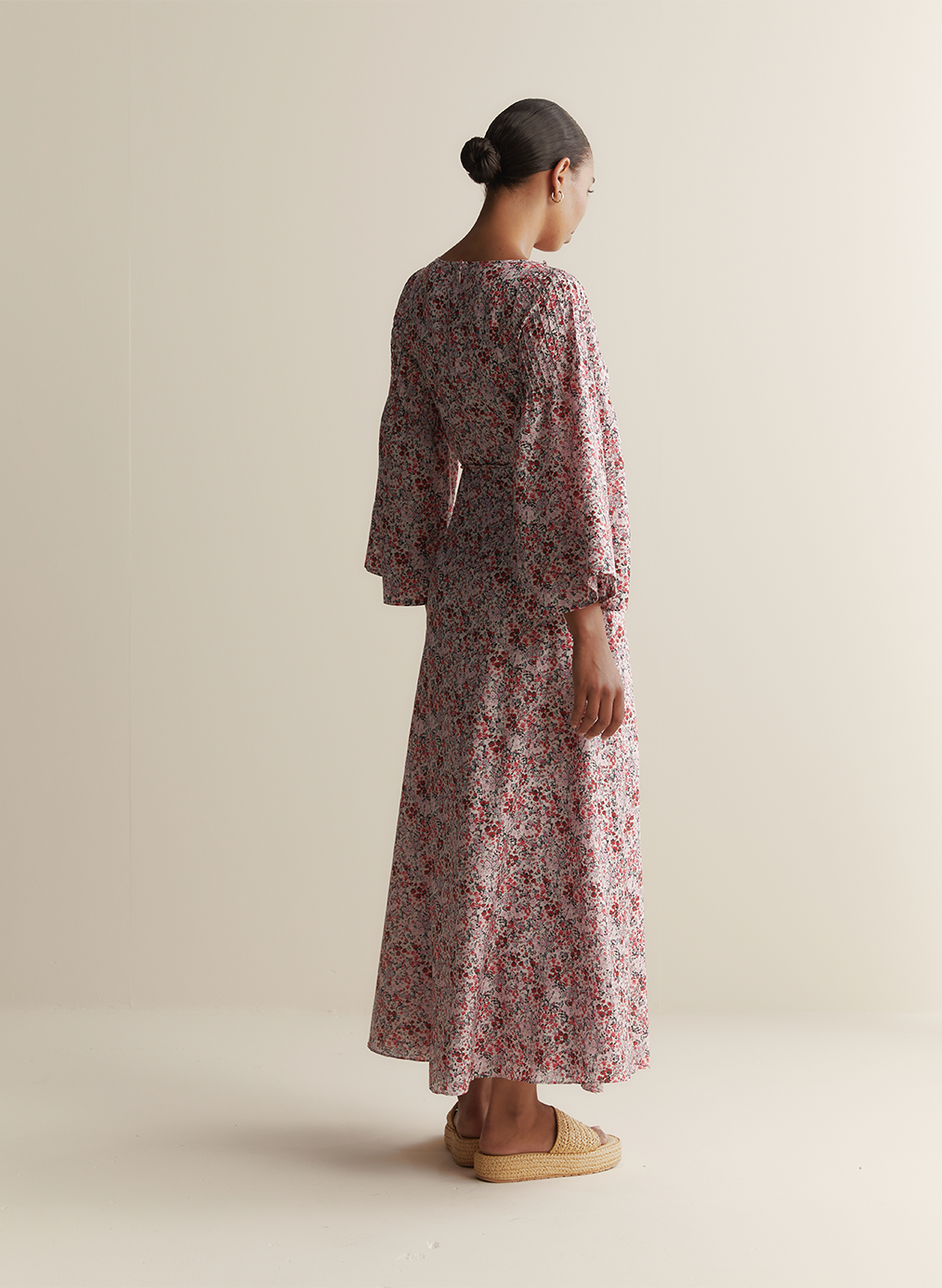 Harper Silk Cotton Maxi Dress