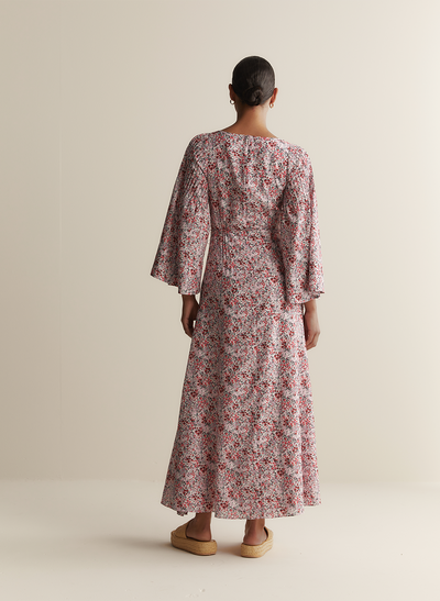 Harper Silk Cotton Maxi Dress