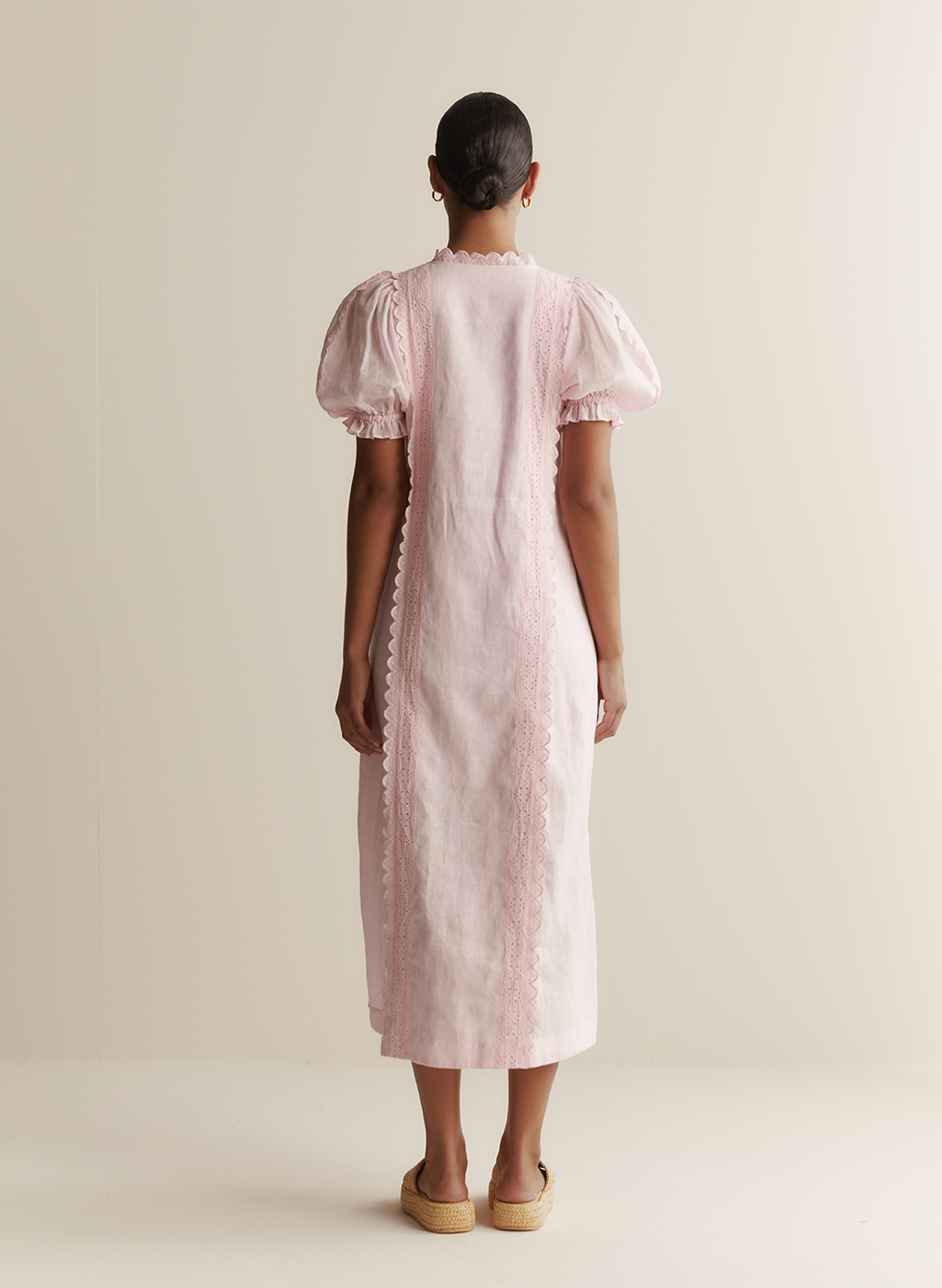 Colleen Linen Ramie Midi Dress | Blossom