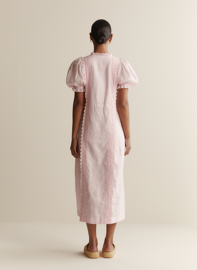 Colleen Linen Ramie Midi Dress | Blossom