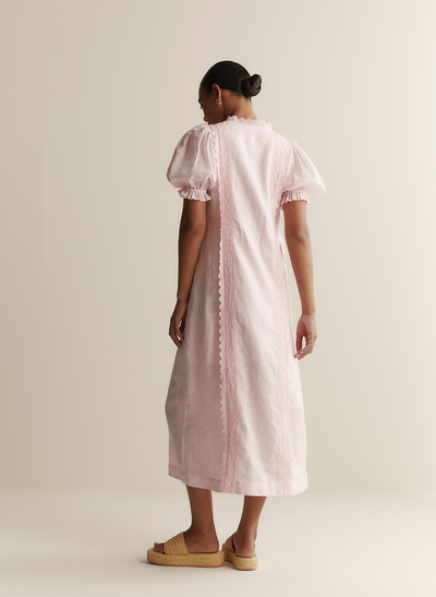 Colleen Linen Ramie Midi Dress | Blossom