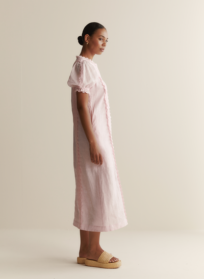 Colleen Linen Ramie Midi Dress | Blossom