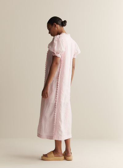 Colleen Linen Ramie Midi Dress | Blossom