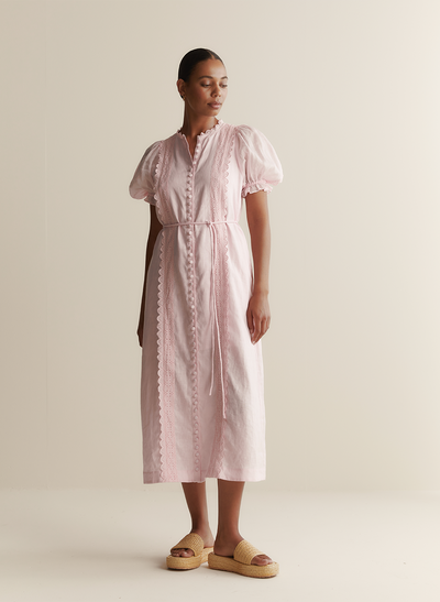 Colleen Linen Ramie Midi Dress | Blossom