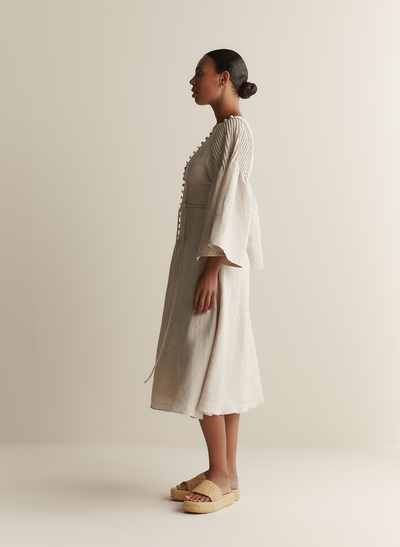 Emery Linen Midi Dress