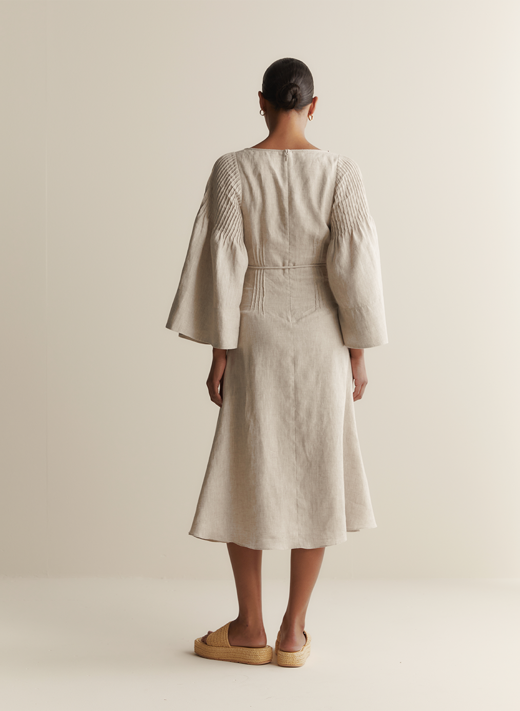 Emery Linen Midi Dress
