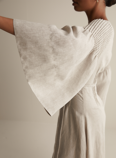Emery Linen Midi Dress