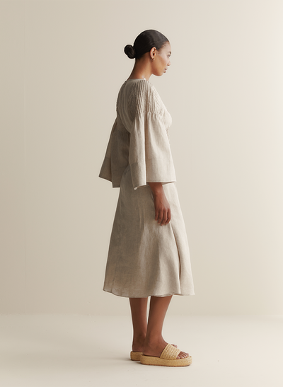 Emery Linen Midi Dress