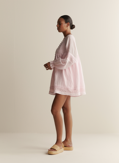 Lillian Linen Ramie Mini Dress | Blossom