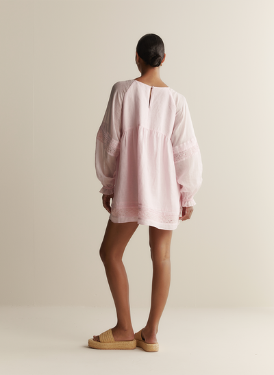 Lillian Linen Ramie Mini Dress | Blossom