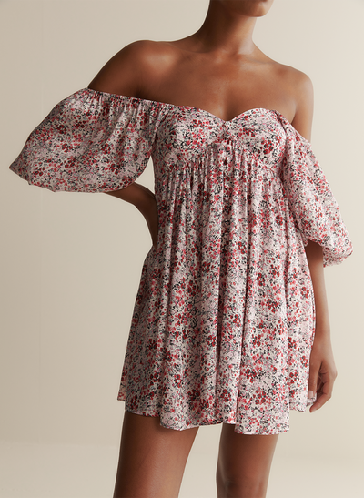 Rowan Silk Linen Mini Dress