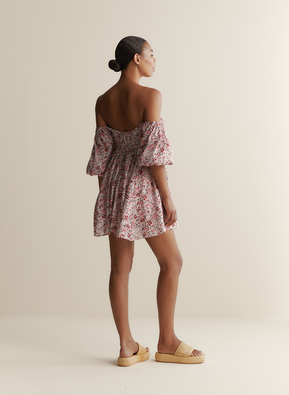 Rowan Silk Linen Mini Dress