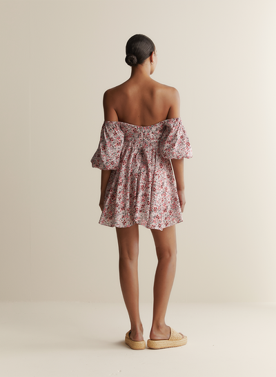 Rowan Silk Linen Mini Dress