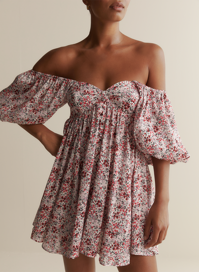 Rowan Silk Linen Mini Dress