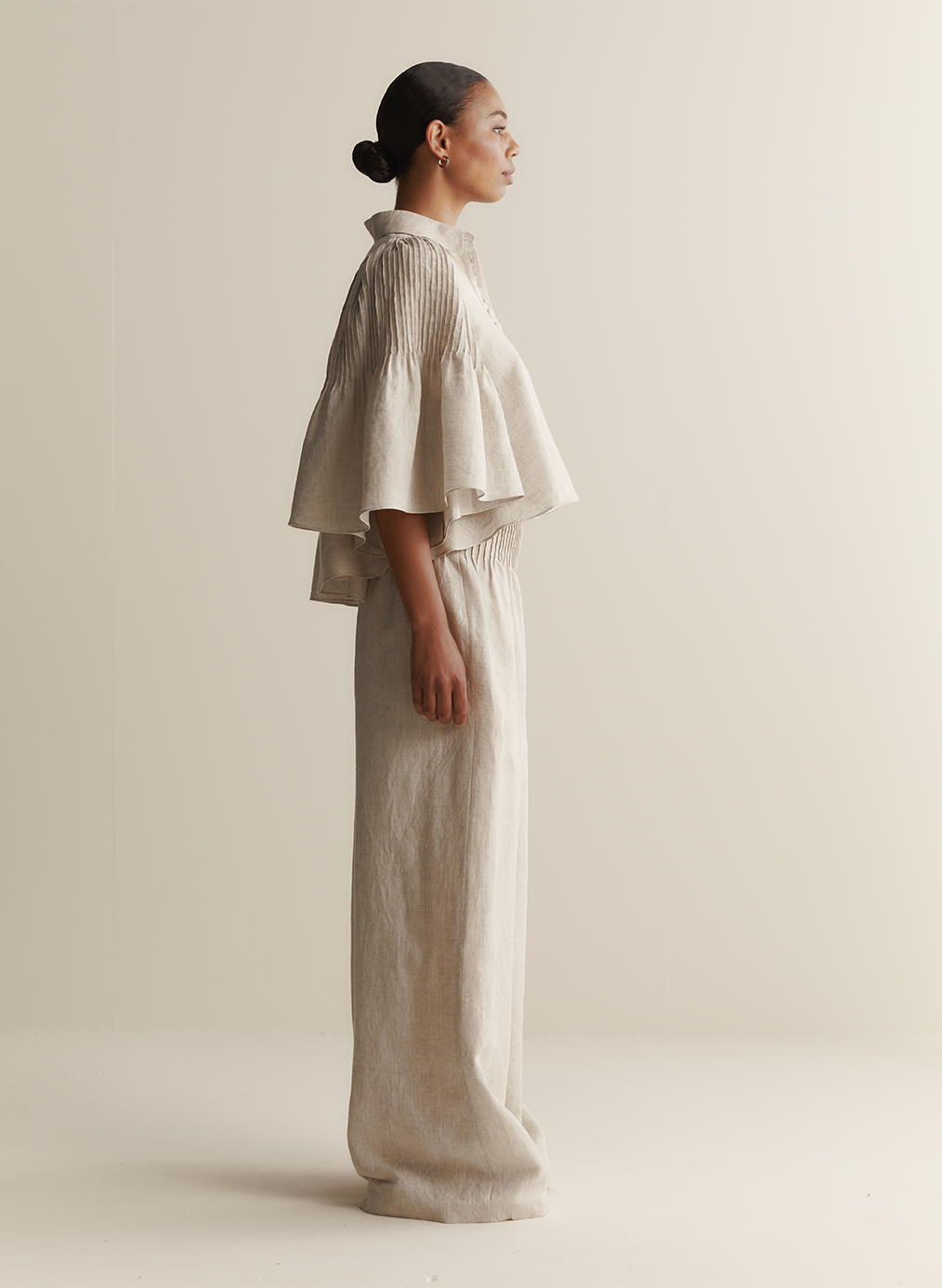 Elodie Linen Palazzo Pant | Flax