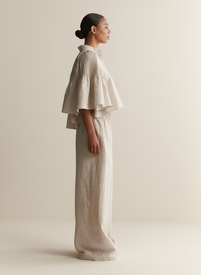 Elodie Linen Palazzo Pant | Flax