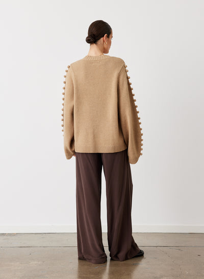 PAIGE WOOL KNIT | CAMEL