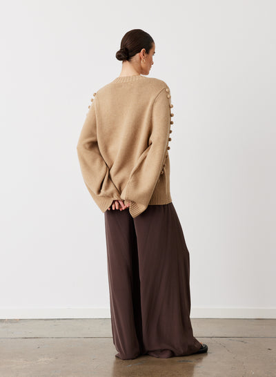 PAIGE WOOL KNIT | CAMEL