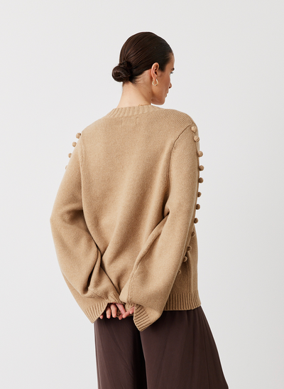 PAIGE WOOL KNIT | CAMEL
