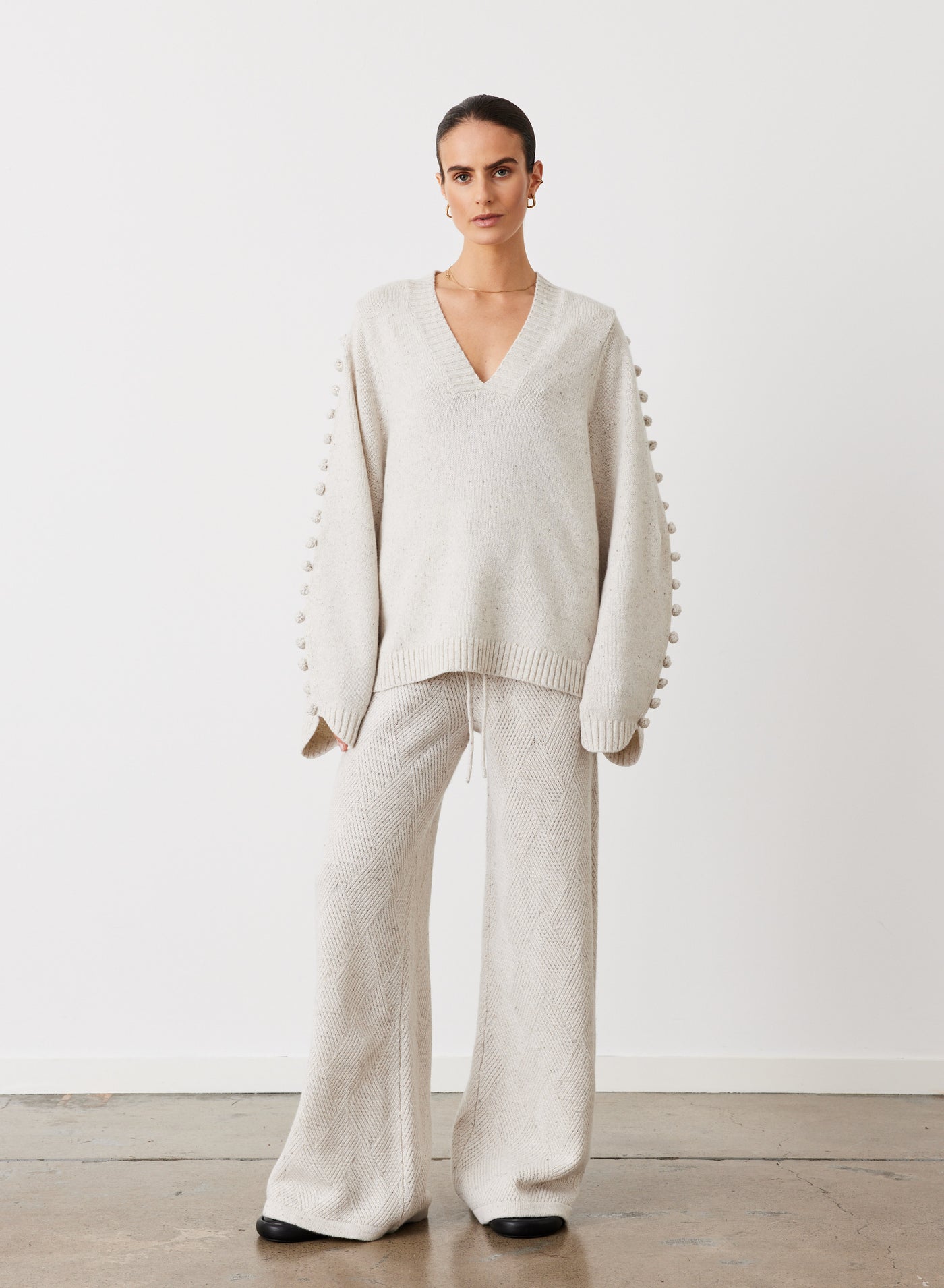 PAIGE WOOL KNIT | HEATHER