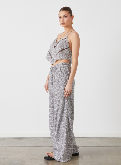 Whitley Silk Crop Camisole | Daisy