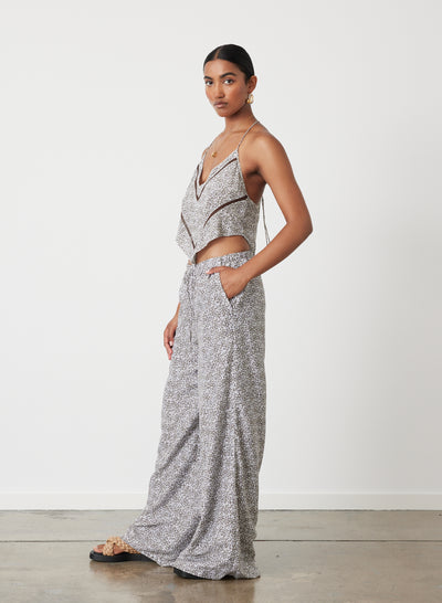 Whitley Silk Crop Camisole | Daisy