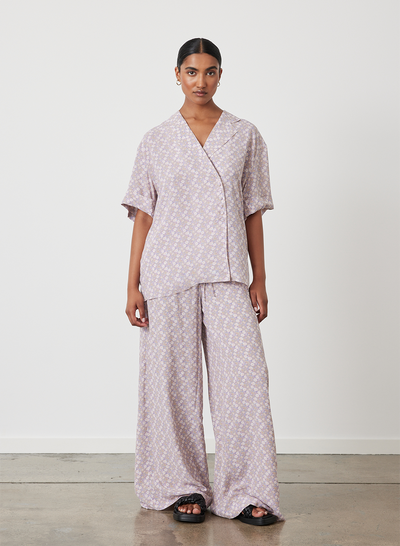 FRANCA SILK WRAP SHIRT