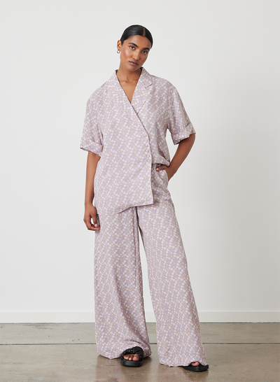 FRANCA SILK WRAP SHIRT