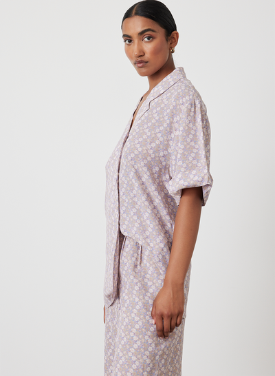 FRANCA SILK WRAP SHIRT